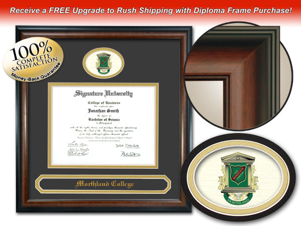 Morthland College Diploma Frame (SN)