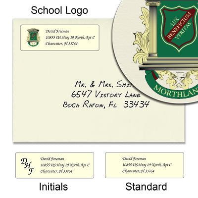 Morthland College Return Address Labels
