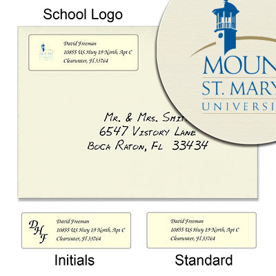 Mount St. Mary's University Return Address Labels