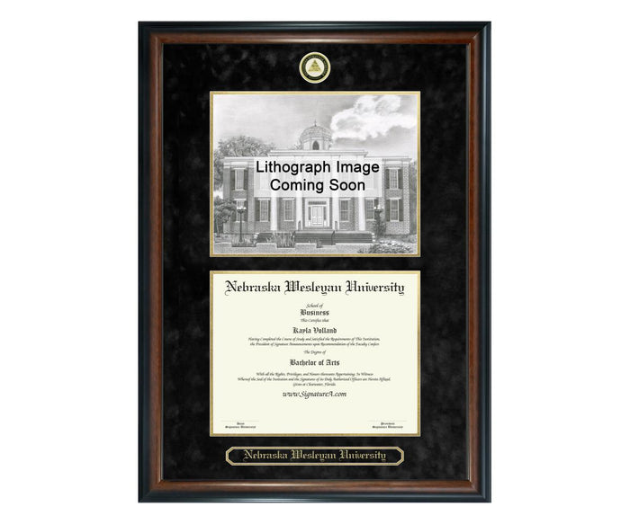 Nebraska Wesleyan University Diploma Frame (SNL)