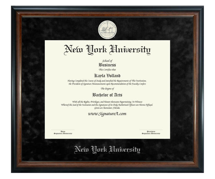 New York University Diploma Frame (SN)