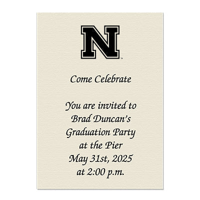 Nicholls State University Personal Notecard