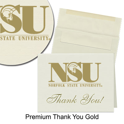 Norfolk State University Thank You Cards