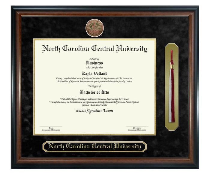 North Carolina Central University Diploma Frame (SNT)
