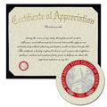North Dakota State College of Science Certificate of Appreciation
