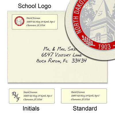 North Dakota State College of Science Return Address Labels