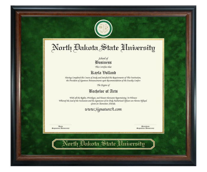 North Dakota State University Diploma Frame (SN)