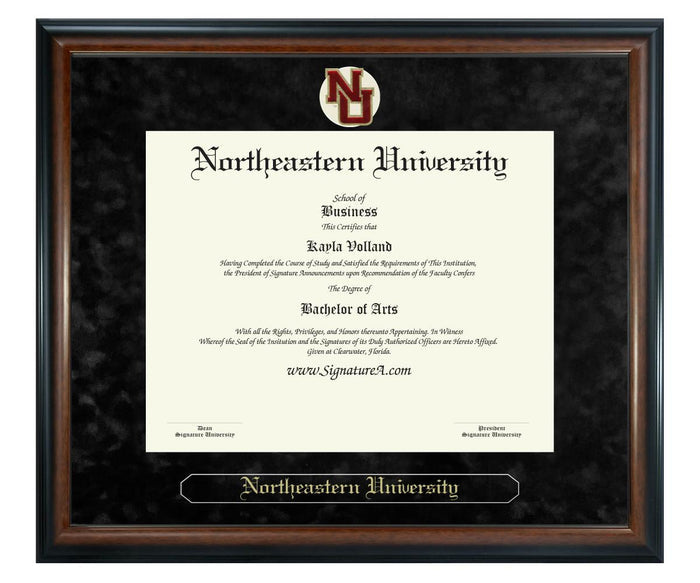 Northeastern University Diploma Frame (SN)