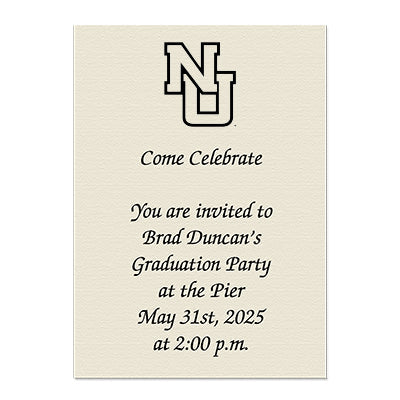 Northeastern University Personal Notecard