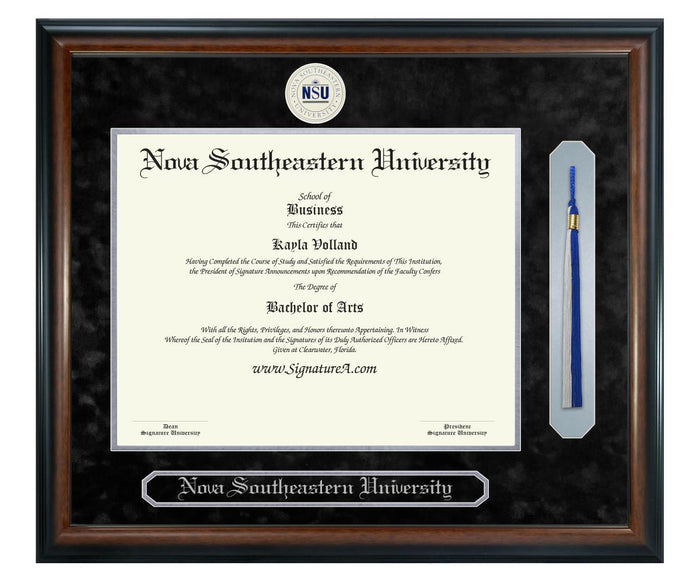 Nova Southeastern University Diploma Frame (SNT)