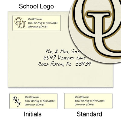 Oakland University Return Address Labels