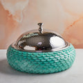 Ocean Mist Mother of Pearl Inspired Casserole – 3.5 L Handcrafted | With Stainless-Steel Core