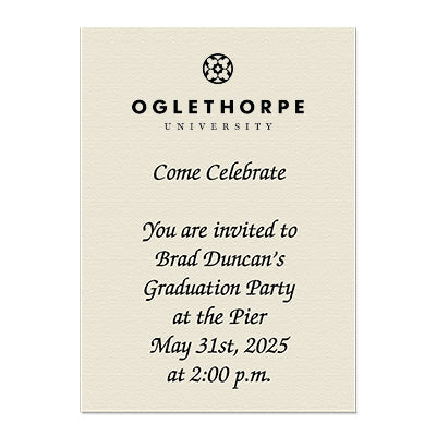 Oglethorpe University Personal Notecard