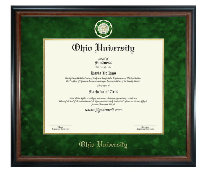 Ohio University Diploma Frame (SN)