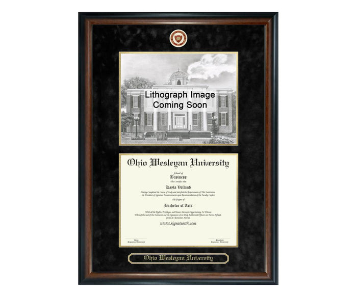 Ohio Wesleyan University Diploma Frame (SNL)