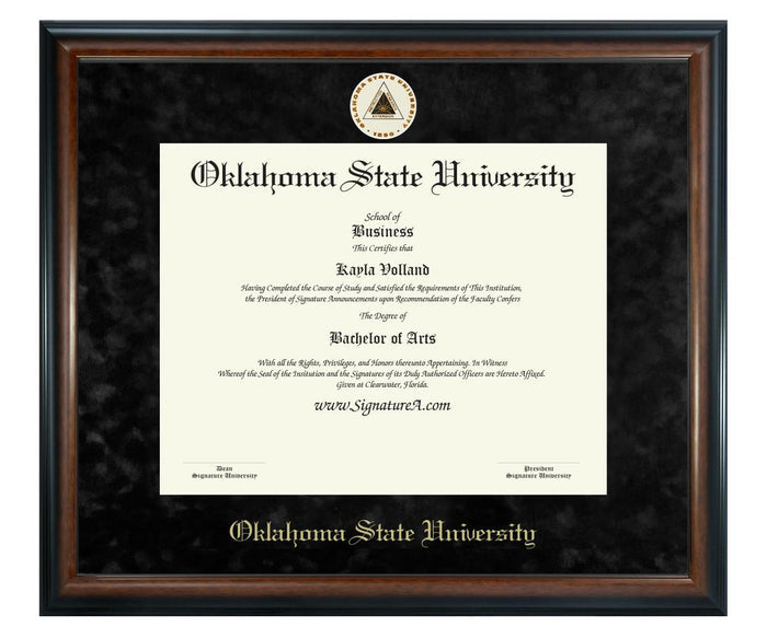 Oklahoma State University Diploma Frame (SN)