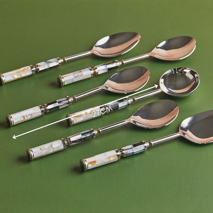 Opaline Aura – 6-Piece Mother of Pearl Serving Set