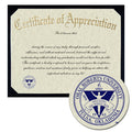 Oral Roberts University Certificate of Appreciation