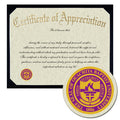 Ouachita Baptist University Certificate of Appreciation