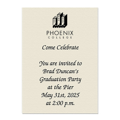 Phoenix College Personal Notecard