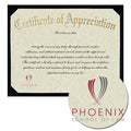 Phoenix School of Law  Certificate of Appreciation