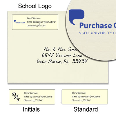 Purchase College Return Address Labels