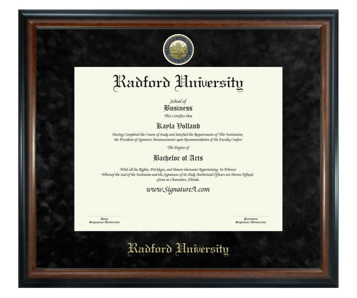 Radford University Diploma Frame (SN)