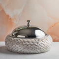 Regal Mother of Pearl Inspired Casserole – 3.5L Handcrafted Luxury |  With Insulated Stainless Steel Core