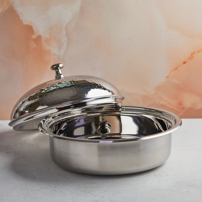 Regal Mother of Pearl Inspired Casserole – 3.5L Handcrafted Luxury |  With Insulated Stainless Steel Core