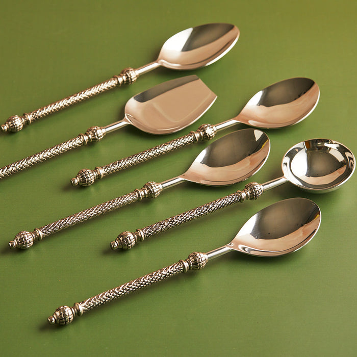 Regal Weave – Premium 6-Piece Handcrafted Serving Set