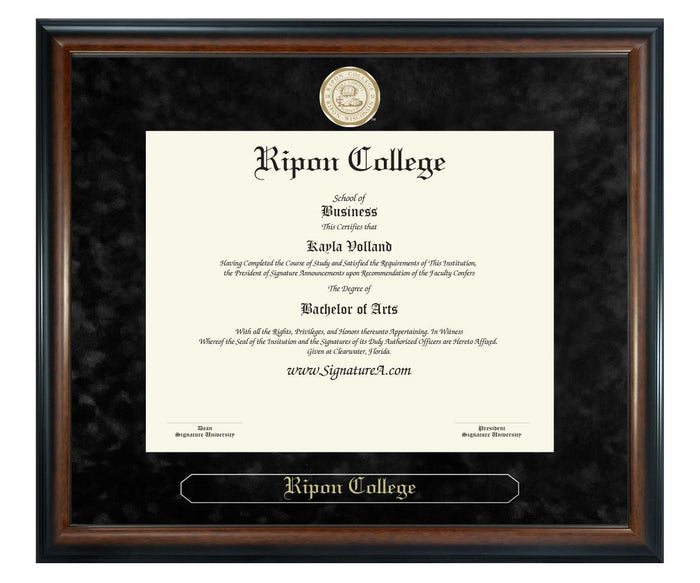 Ripon College Diploma Frame (SN)