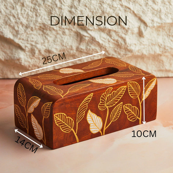 Rustic Bloom Tissue Holder