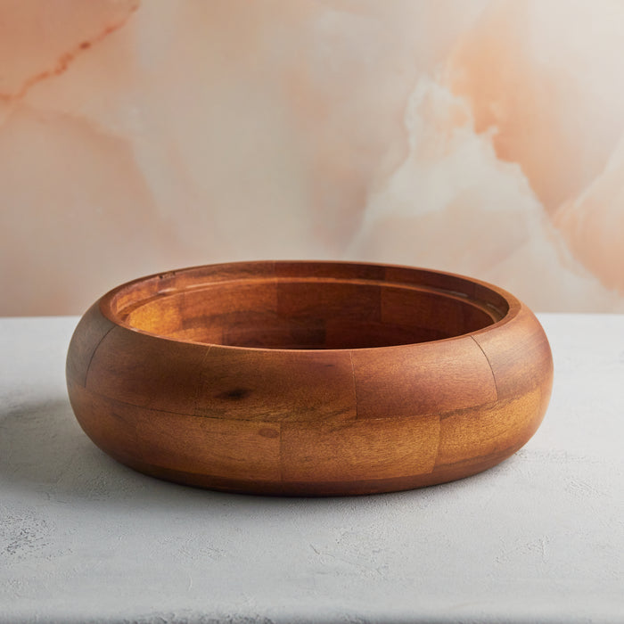 Rustic Luxe Wood Finish Insulated Casserole
