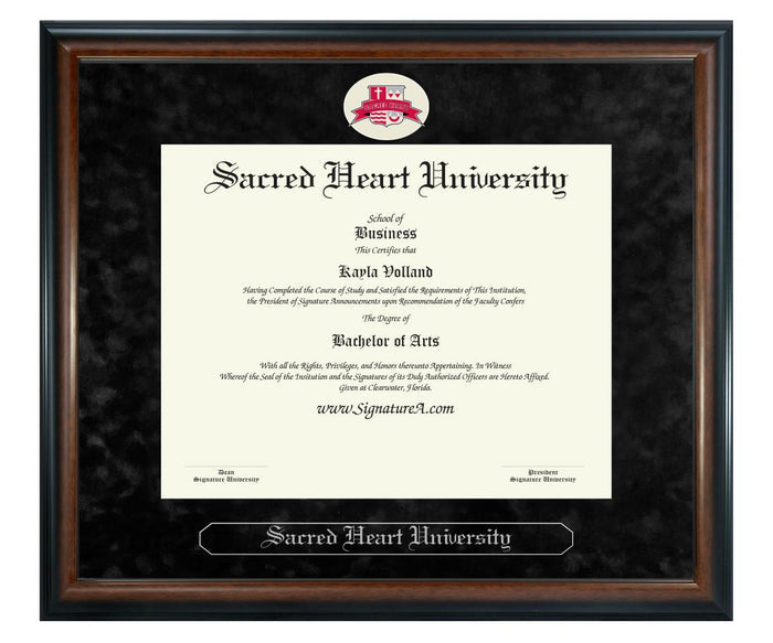 Sacred Heart University Diploma Frame (SN)