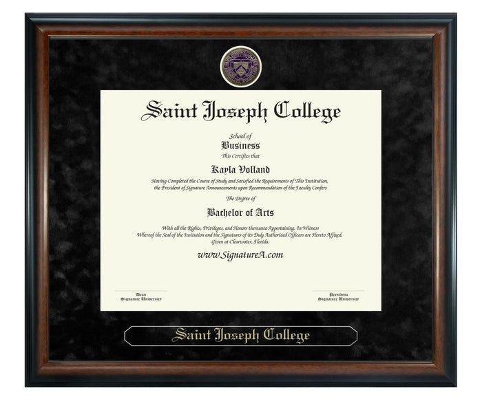 Saint Joseph College Diploma Frame (SN)