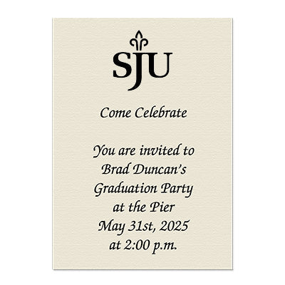 Saint Joseph's University Personal Notecard