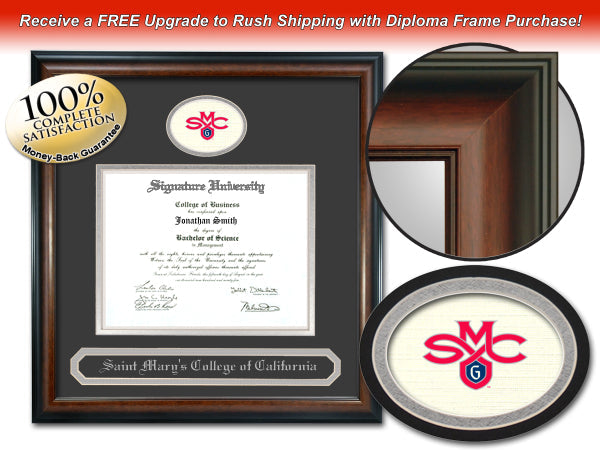 Saint Mary's College of California Diploma Frame (SN)