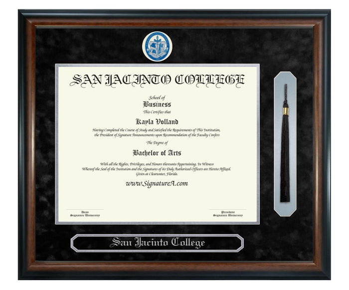SAN JACINTO COLLEGE Diploma Frame (SNT)