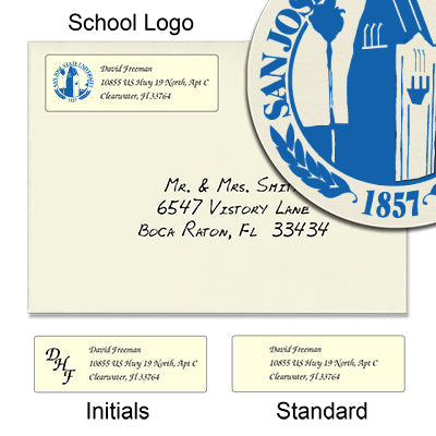 San Jose State University Return Address Labels