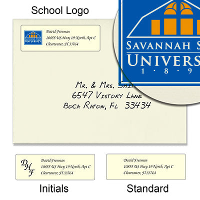 Savannah State University Return Address Labels