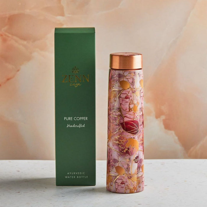 Scarlet Bloom Ayurvedic Pure Copper Bottle – 800 ML