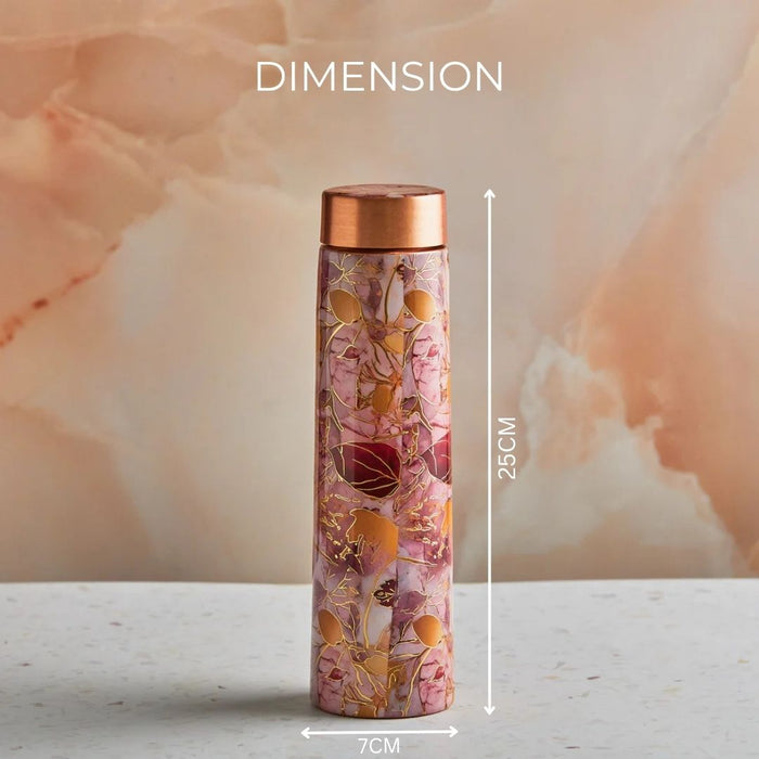 Scarlet Bloom Ayurvedic Pure Copper Bottle – 800 ML