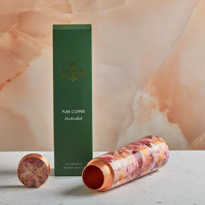 Scarlet Bloom Ayurvedic Pure Copper Bottle – 800 ML