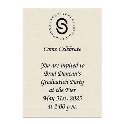Scottsdale Community College Personal Notecard