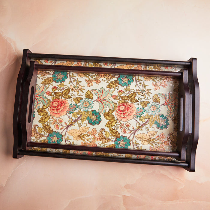 Set of 2 | Floral Opulence Tray