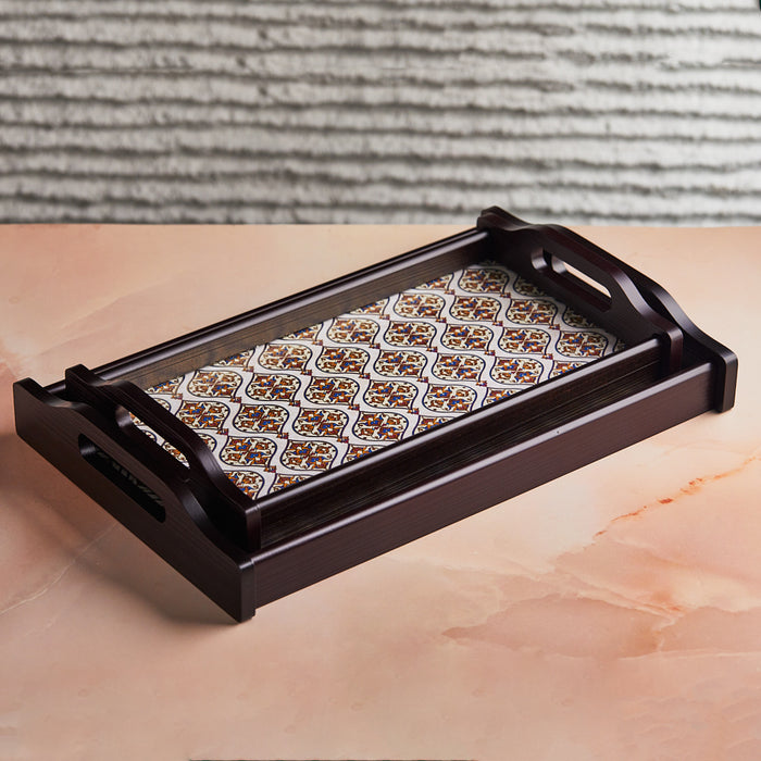 Set of 2 | Heritage Mosaic Elegance Tray