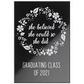 She Believed She Could Marble Plaque