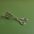 Silver Whisper – Handcrafted Brass Dessert Tong
