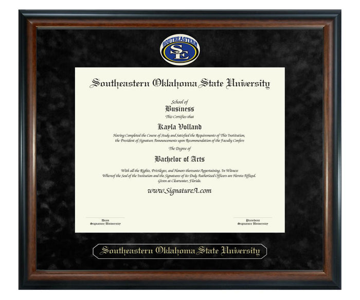 Southeastern Oklahoma State University Diploma Frame (SN)