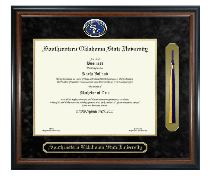 Southeastern Oklahoma State University Diploma Frame (SNT)